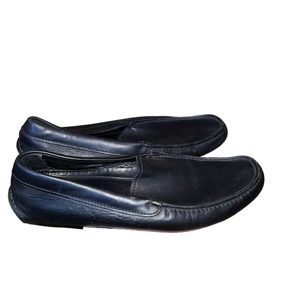 Prada leather loafers